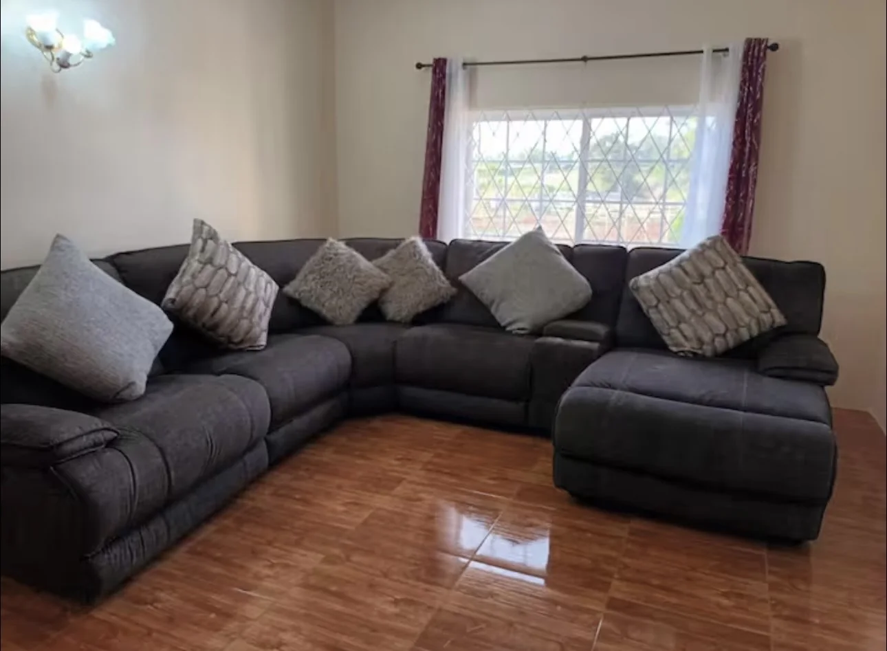 Main living room with sectional sofa